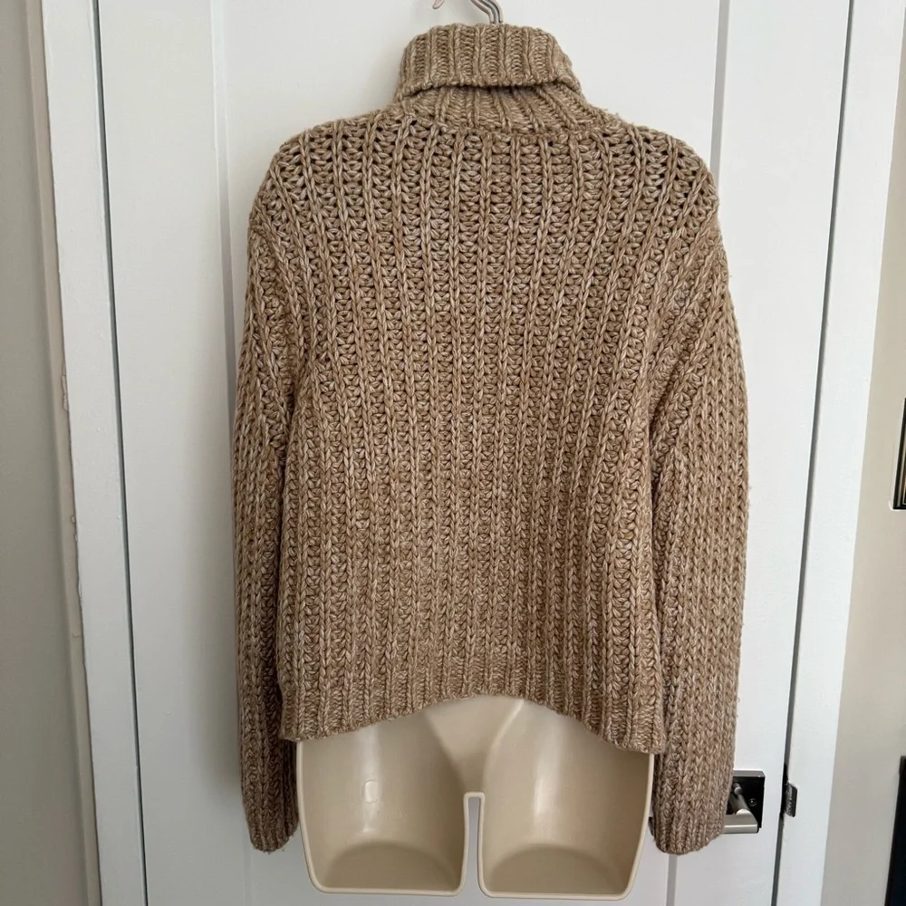 Jenni Kayne - Hudson Turtleneck - Camel Marl